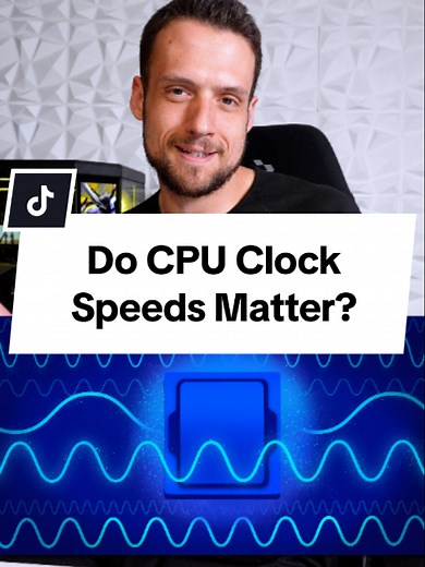 When debating about 2 different CPUs, I wouldn’t compare clock speeds. I would compare the performance that they output. #PCBuild #GamingPC #PCBuilding #CPU #PCGaming