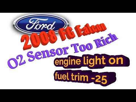 FORD FALCON AU BA BF FG O2 RICH DIAGNOSIS