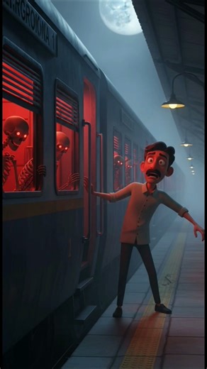 ट्रेन का भूतिया सफर😱 | #bhoot #horrorstories #ghost #train