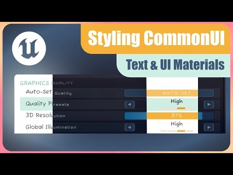 Styling my CommonUI | simplify changing fonts and styles across a project