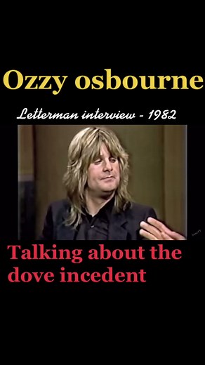 Ozzy interview Letterman March 25 1982 #ozzyosbourne #blacksabbath #80s #fyp #foryoupage #rock #heavymetal #interview #ozzy #crazytrain #music #crazy