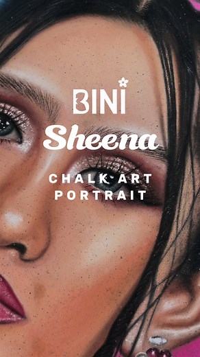 Portrait Drawing of BINI PH by Sheena Catacutan in Baguio City