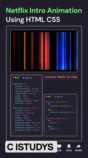 Netflix cover page #html #css #netflix #coding #programminglanguage