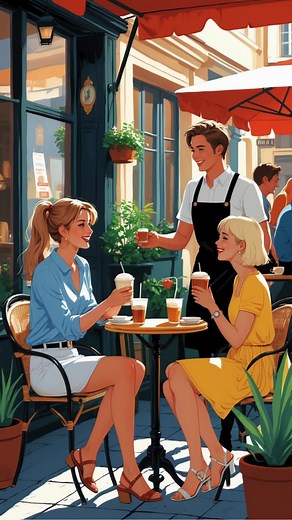 Friendly Café Conversations: Improve Your English