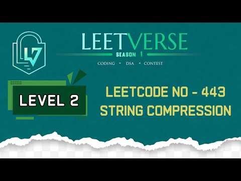LeetCode 443 | String Compression