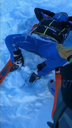 So schnell reißt dich eine Lawine mit - Lawinenabgang | Alpine Momente #Shorts