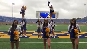 4.8K views · 87 reactions | The SDSU Cheerleading Squad is challenging the SDSU Dance Team to attend College GameDay this Saturday! Dance team, who do you challenge? #JackrabbitChallenge #BringTheBlue #SDState #DakotaMarker | South Dakota State University | Facebook