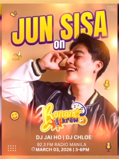 Abangan bukas guys 3 to 6 pm live on air at 92.3 FM RADIO MANILA..#2ndChance #junsisa #supportindependentartist #neworiginalsong #923fmradiomanila