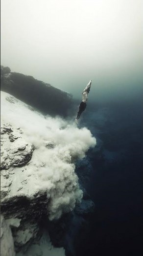 Hit by lightning ⚡️ underwater.