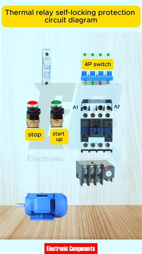 Autotransformer step-down starter main circuit #fblifestyle | 𝐄𝐥𝐞𝐜𝐭𝐫𝐨𝐧𝐢𝐜 𝐂𝐨𝐦𝐩𝐨𝐧𝐞𝐧𝐭𝐬