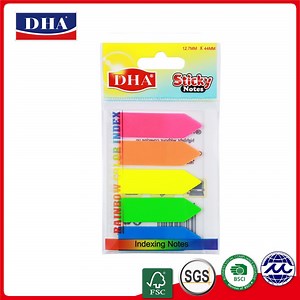 [Hot Item] Fluorescent Bright Color Sticky Note Set for Supply
