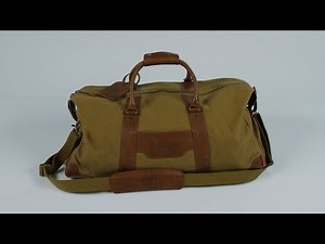 ORVIS -1856 Medium Canvas and Leather Duffle Bag