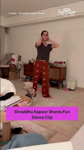 Shraddha Kapoor Drops Cute Dance Reel #trending #shorts #dance #shraddhakapoor