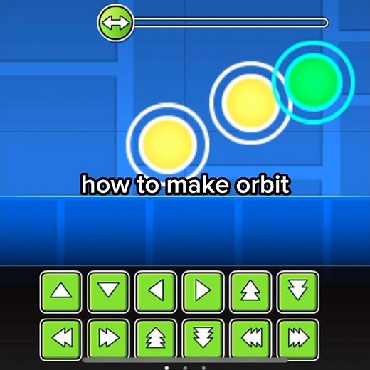 How to make orbit in geometry dash #geometrydash #gd #robtop #shorts