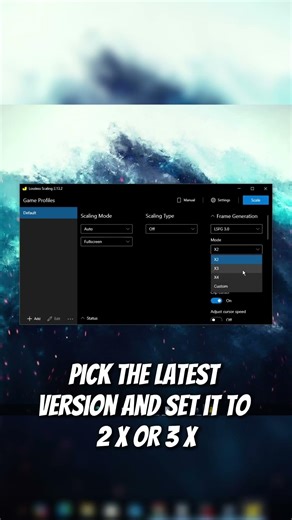 More FPS with Lossless Scaling! BY ANIS