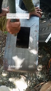 Customize bumper- headlight mounting #eddieweld #truckrepairservice #truckrepair #viralpost2024 #mechanic | Alsola Eddie Jr.