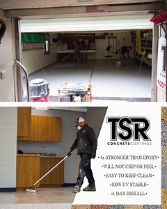 30K views · 50 reactions | TSR works diligently to exceed homeowner expectations every day. Our crews have decades of combined experience with the knowledge and skills to deliver a seamless flooring finish! #844ANEWFLOOR #TSRNation | TSR Concrete Coatings | Facebook