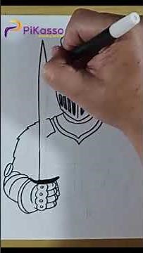 How to Draw a Medieval Knight Easy in Less Than One Minutes