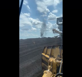 Little Dirt Devil at Work Today