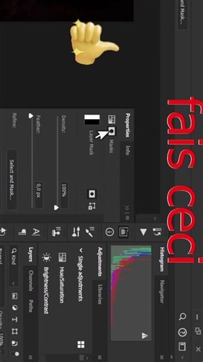 COMMENT CREER UN EFFET DOUBLE COULEUR DANS PHOTOSHOP 03 #shortvideo #photoshop #africa #shorts