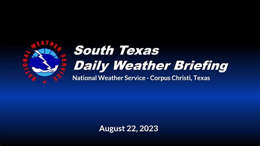 Here's a video update on Tropical Storm #Harold... | US National Weather Service Corpus Christi Texas