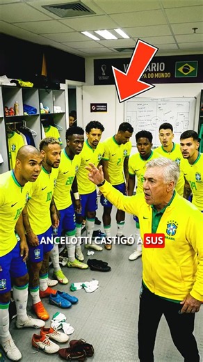 Ancelotti CASTIGA a sus jugadores tras perder contra Noruega 😂🇧🇷