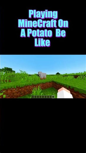 potato PC be like 😂#minecraft #minecraftshorts #shorts #minecraftmemes #shorts #viral #mahashivratri