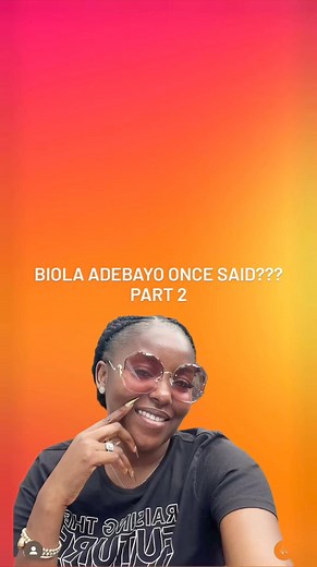 23K views · 1K reactions | Part 2: Biola Adebayo once said…. | Entertainment•Tv | Facebook