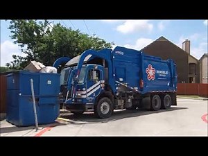 Republic Services - Peterbilt 320 Heil Front Loader Ft. Peterbilt Galbreath Roll-off