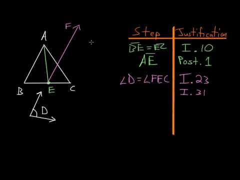 Euclid's Elements Book 1: Proposition 42, Constructing a Parallelogram