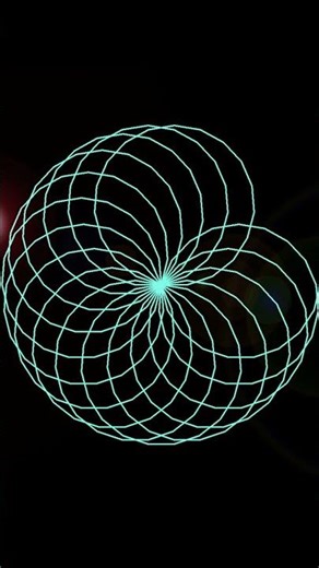 Draw with code. N-Gone loop No.3 #coding #python