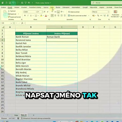Už nikdy nepřepisujte jména ručně! 🤯✨