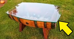 How To Build An Impressive Repurposed DIY Wine Barrel Coffee Table