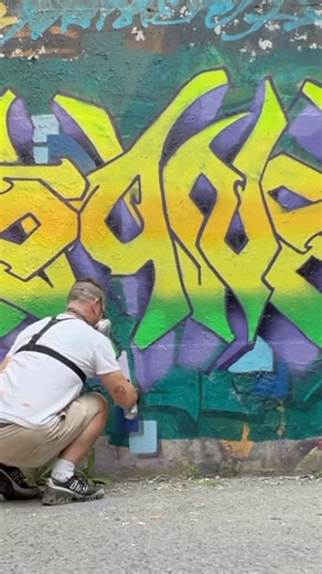 Cool Graffiti This Summer! 😊 #shorts