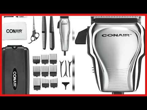 Get Professional Haircuts at Home with the Conair Chrome Custom Cut 21-Piece Kit