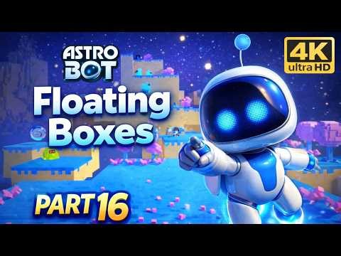 Astro Bot – Floating Boxes | Part 16 – Walkthrough Gameplay – PS5 4K 60FPS
