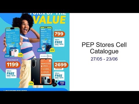 PEP Stores Cell Catalogue 27/05 - 23/06