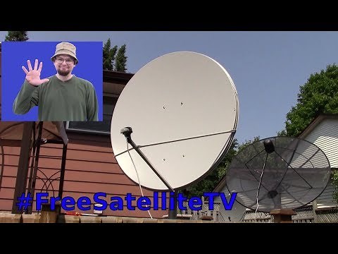 Assembling and Setting up A Free Satellite TV - 120cm (4ft) Ku-Band Solid Offset Dish