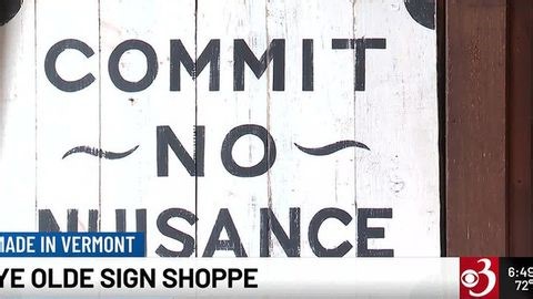 Made in Vermont: Ye Olde Sign Shoppe | Haystack News