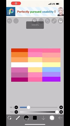 Flag mix! (lesbian, TransID, and Xenogender flags) #mogai #transidentity #lesbian #xenogender