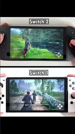 Hogwarts Legacy on Nintendo Switch OLED vs. Switch 2#hogwartslegacy #nintendoswitch2
