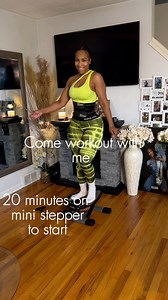 Keep going ☺️☺️Waist trainer, mini stepper, and Ab glider link in bioI’m going to drop a YouTube for a 20 minute mini stepper workout for y'all this week so be ready 😘Full body workout 4 rounds ✅Jumping jacks 40x | Squat kicks 20x | Mountain Climbers 20x | Plank arm raise 10x each arm | Ab Glider 25x | | Bianca Samone