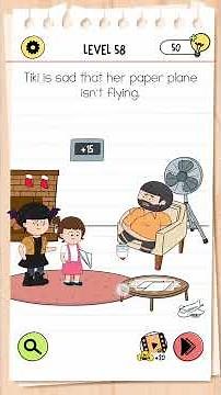 Brain Test 4 : Tricky Friends Level 58 Walkthrough