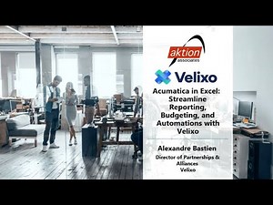 Acumatica in Excel: Streamline Reporting, Budgeting, and Automations with Velixo