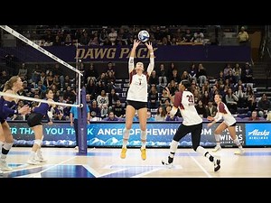 Highlights: #18 Gopher Volleyball Wins at Washington, 3-1
