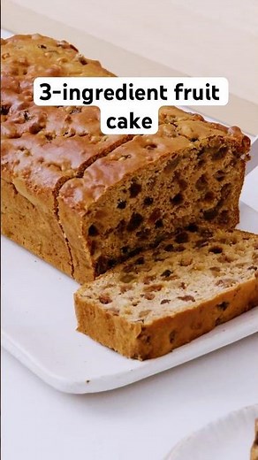 3-ingredient fruit cake