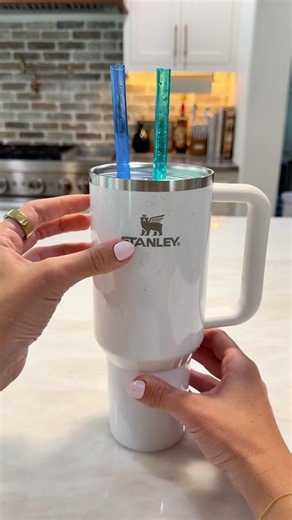 *ASMR* DOUBLE SIDED STANLEY RESTOCK! #asmr #restock #kitchen #stanleytumbler #stanley #kitchenfinds