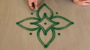 1.2M views · 10K reactions | Easy And Simple Rangoli | Awesome Rangoli | Facebook