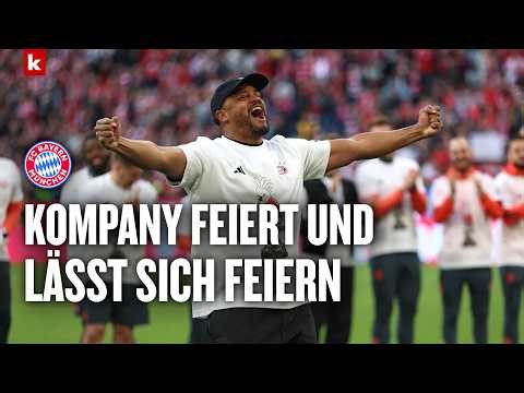 Bayern fans celebrate Kompany and want even more titles: "Small championship celebration" | FC Ba...