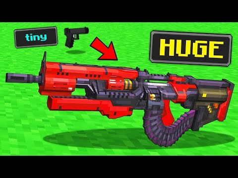 Every Kill, Your Gun Gets GIANT in Minecraft Bedwars...